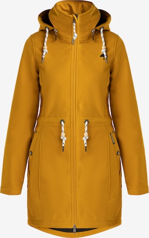 Schmuddelwedda Raincoat in Yellow: front