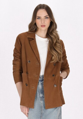DreiMaster Vintage Blazer in Brown: front