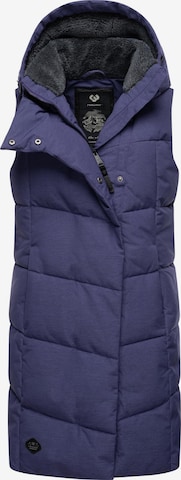 Ragwear Sportbodywarmer 'Pavla' in Blauw: voorkant