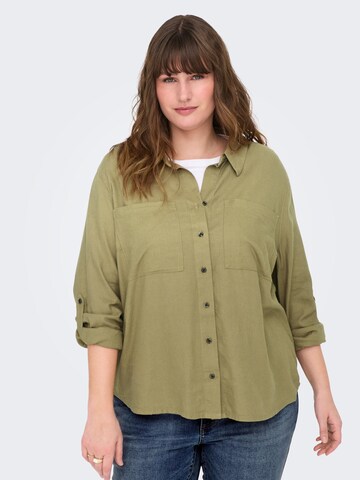 ONLY Carmakoma Blouse 'CARYasmin' in Groen