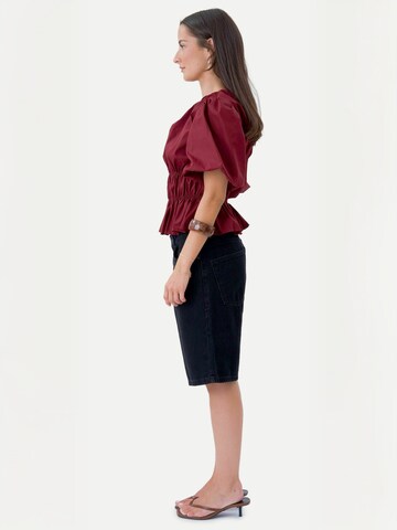 TEESHOPPEN Top ' Valentina ' in Rood