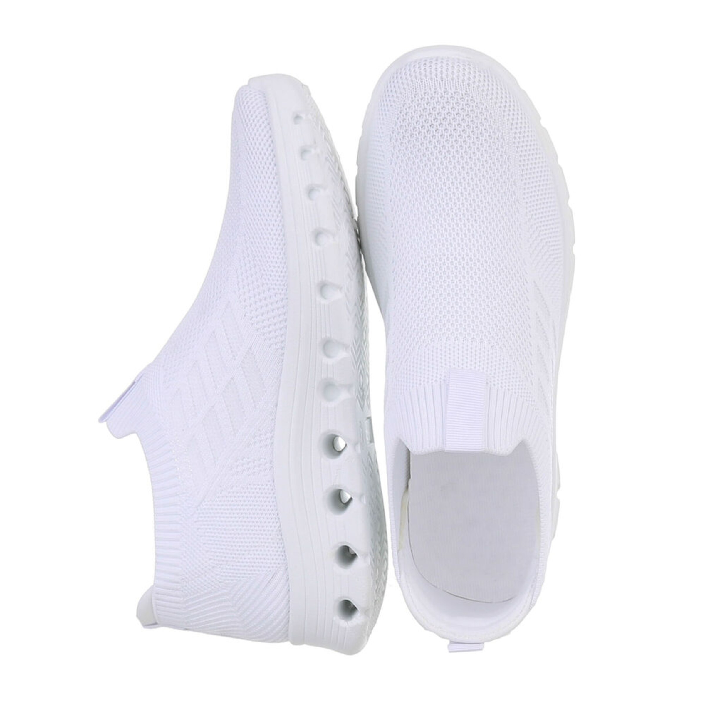 Ital-Design Slip-Ons in White