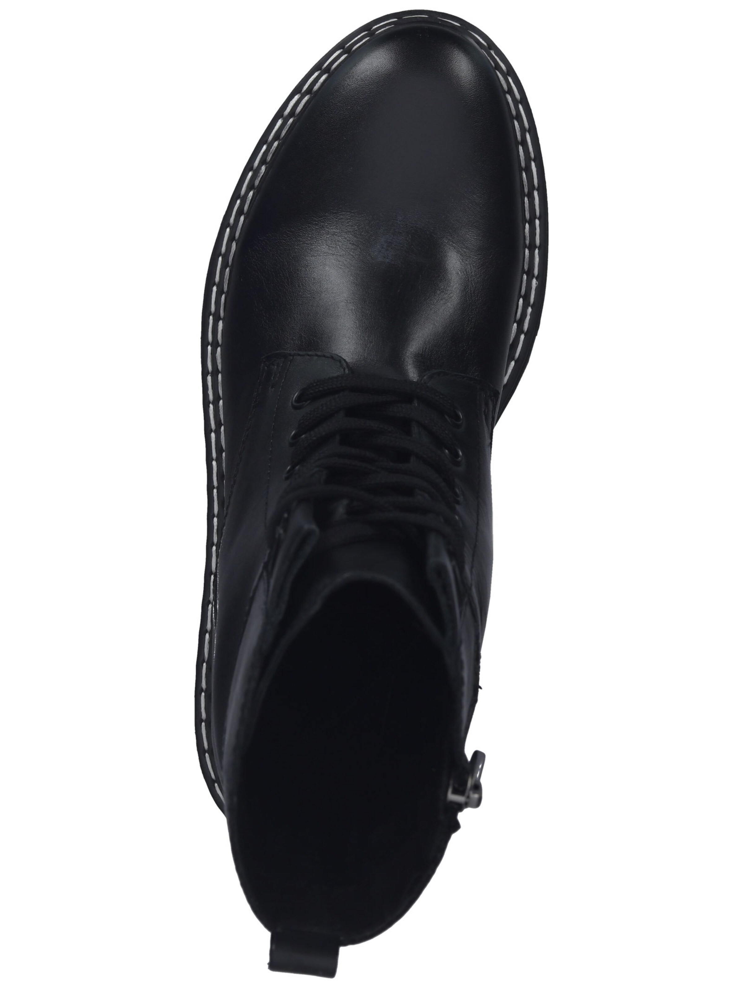MARCO TOZZI Schnürstiefelette in Schwarz