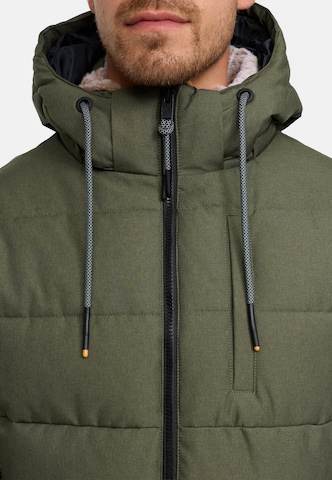 INDICODE JEANS Winterjas 'Hebero' in Groen