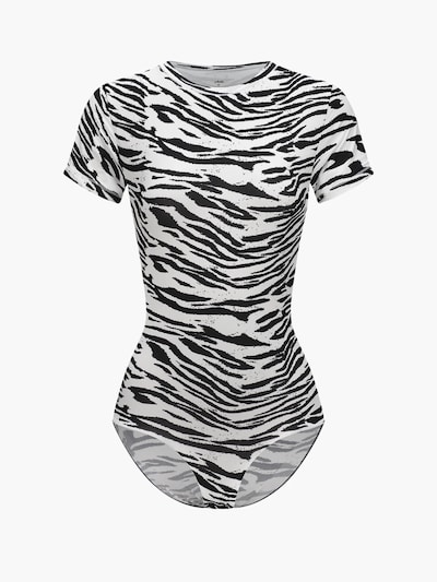 cfab (formerly creamy fabrics) Body in schwarz / weiß, Produktansicht