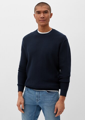 Pull-over s.Oliver en bleu : devant