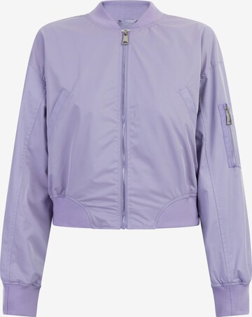 MYMO Between-Season Jacket in Purple: front