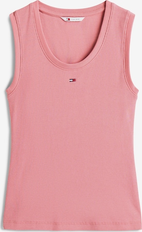 Tommy Jeans Топ 'ESSENTIAL' в Ярко-розовый: спереди
