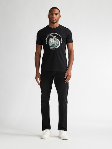 T-Shirt 'Classic' Petrol Industries en noir