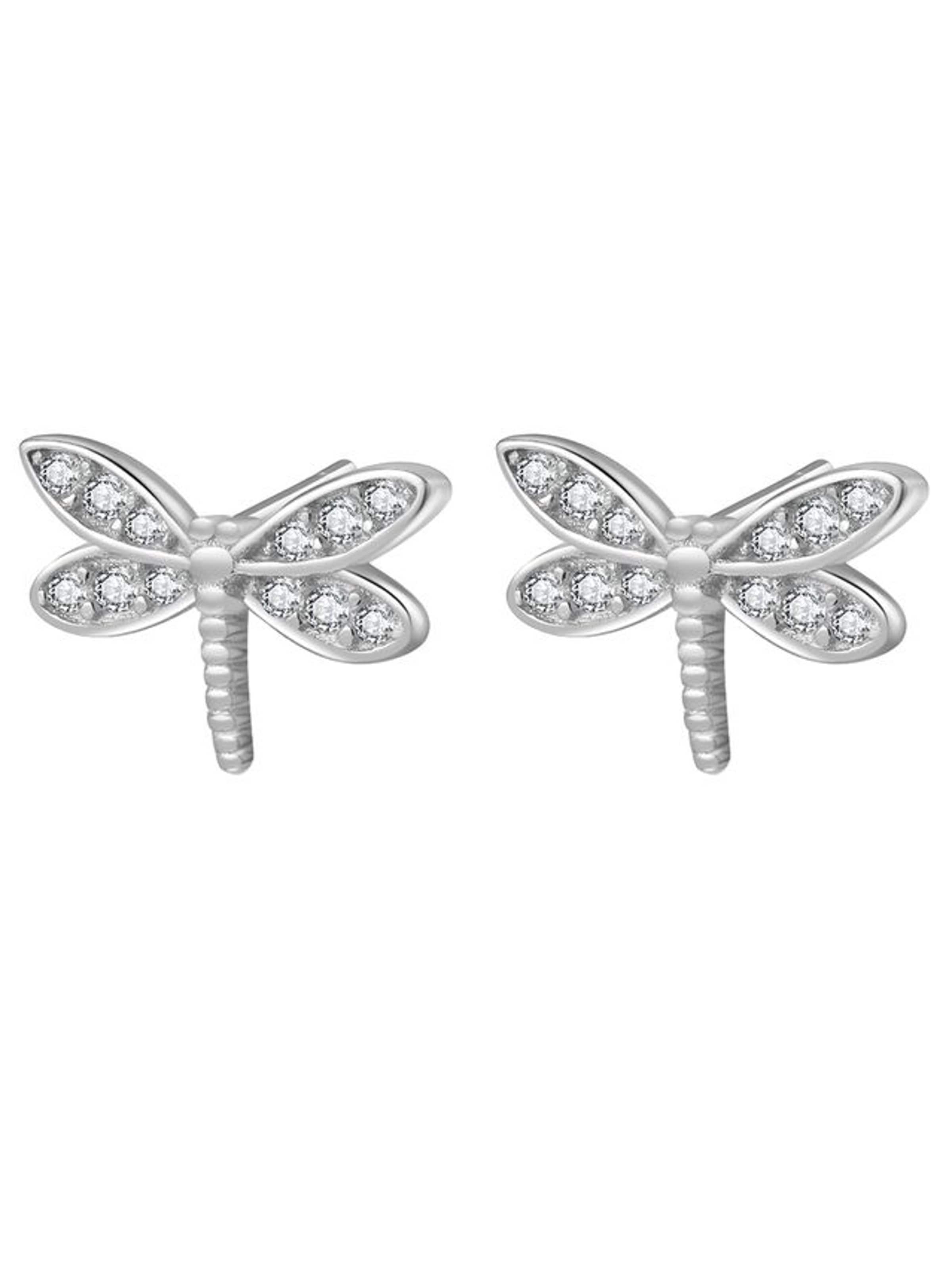 Hey Happiness - Pendientes 'Dragon Whisper' en plata: frente