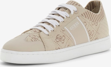 GUESS Matalavartiset tennarit 'JRIXIE' värissä beige: etupuoli