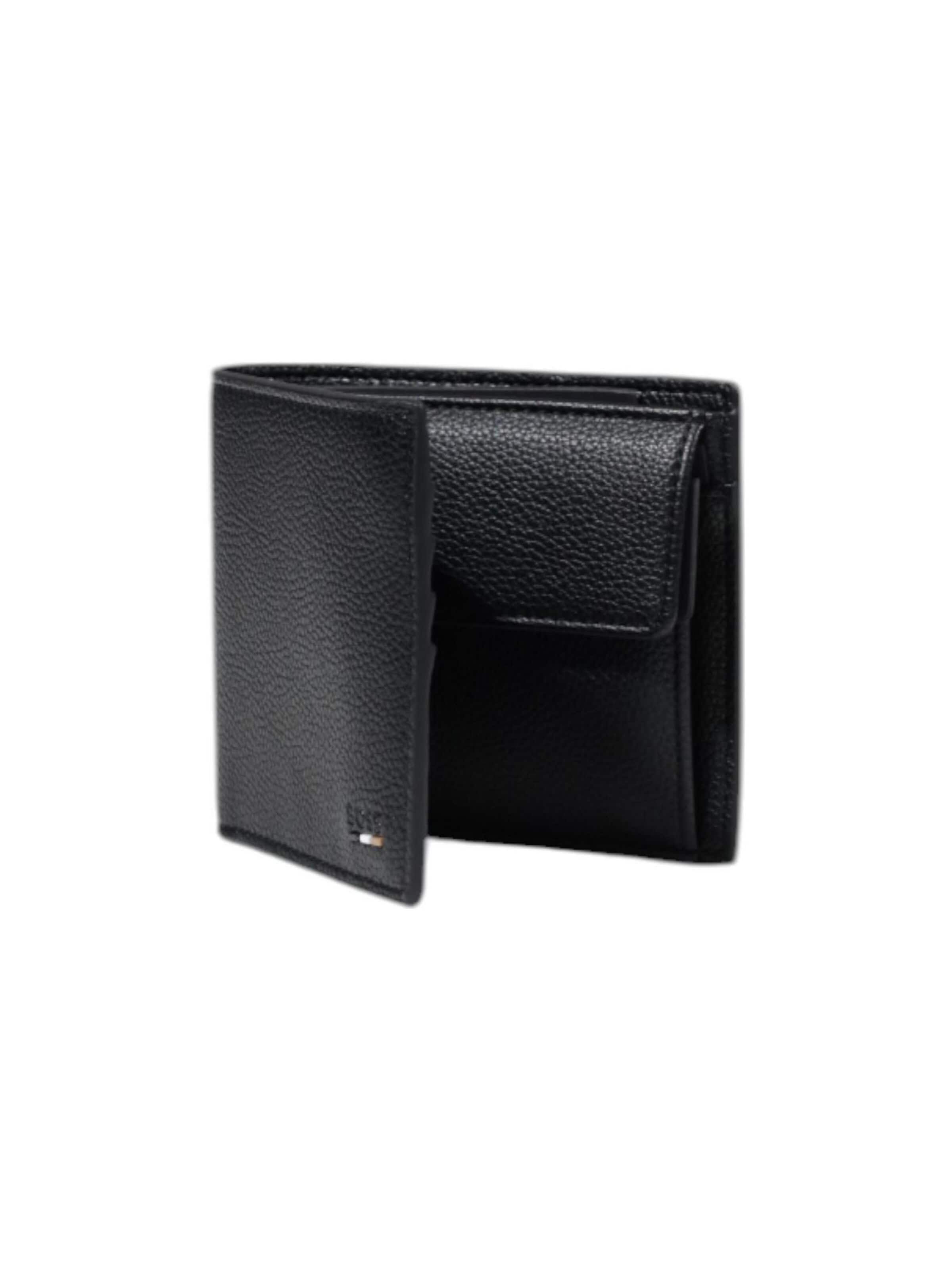 BOSS Portemonnee 'Ray_4cc_Coin N. 10263216 01 50536511' in Zwart