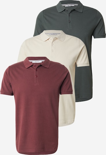 Marškinėliai 'Robin' iš ABOUT YOU, spalva – smėlio spalva / tamsiai žalia / tamsiai raudona, Prekių apžvalga