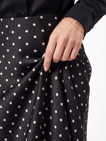 TorWeit Rok 'Women's Polka Dot Elastic Waist Maxi Skirt' in Zwart