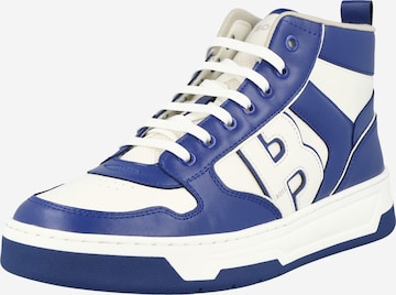 BOSS Black High-Top Sneakers 'Baltimore' in Blue: front