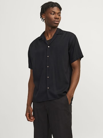 JACK & JONES Regular Fit Skjorte i sort: forside