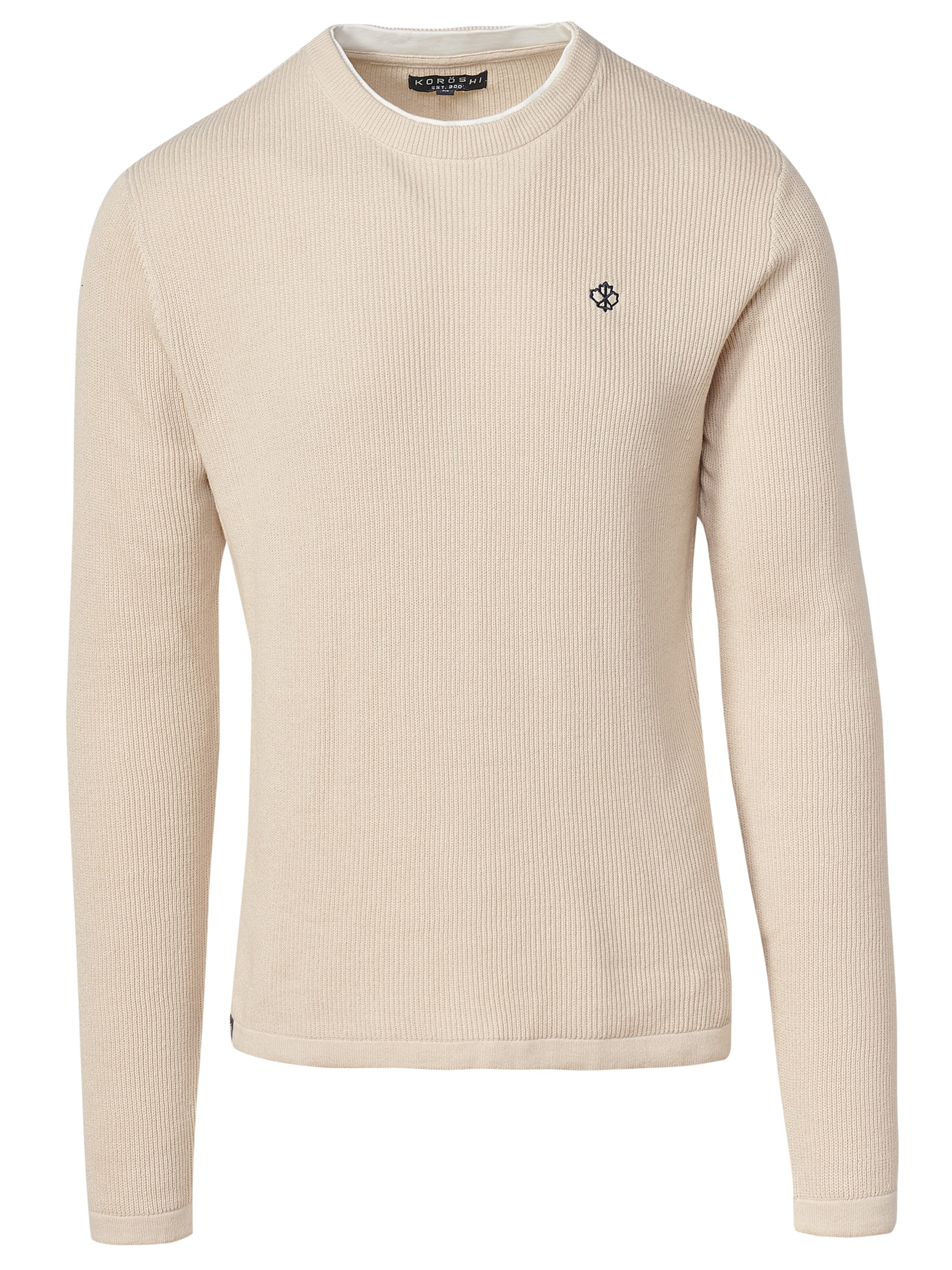 KOROSHI Pullover i beige: forside