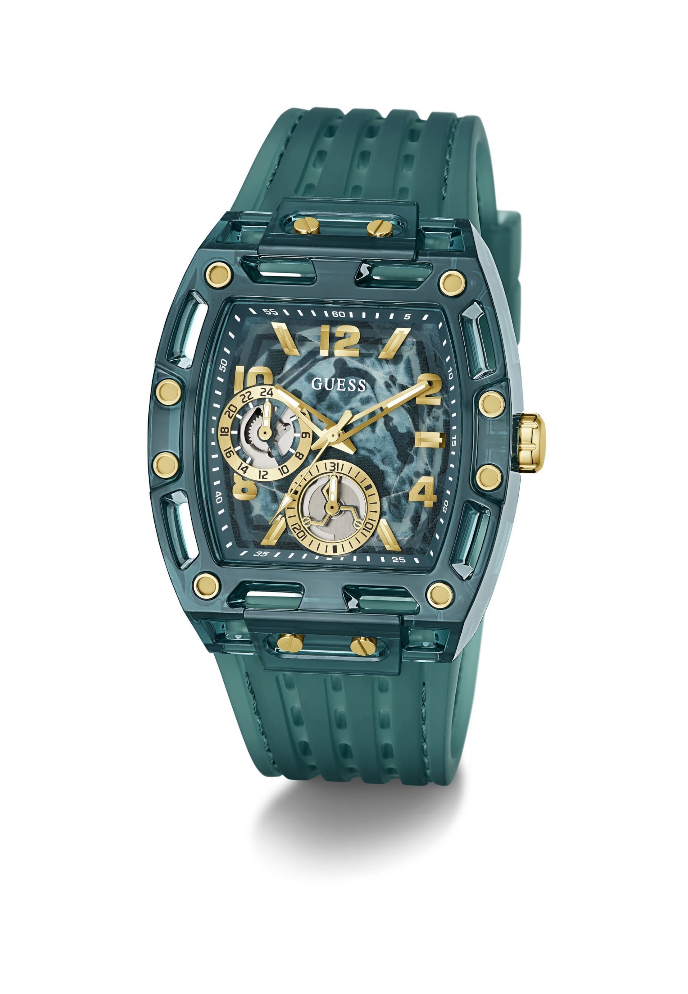 Montre à affichage analogique ' PHOENIX ' GUESS en vert