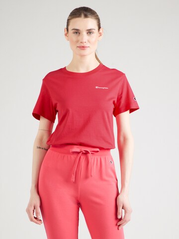 Champion Authentic Athletic Apparel Shirt in Red: front