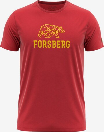 FORSBERG Shirt in Rot: predná strana