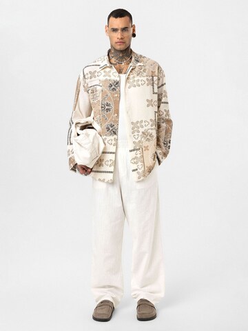 Coupe regular Chemise 'Colin' Dandalo en marron