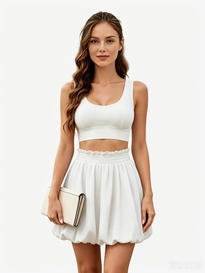 Yesfashion Skirt in 36 in White, Item view