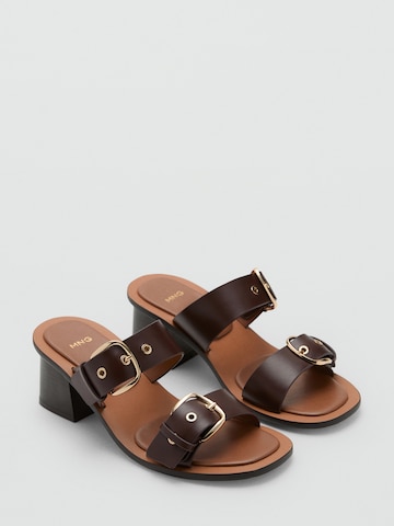 Mule 'AMY' MANGO en marron