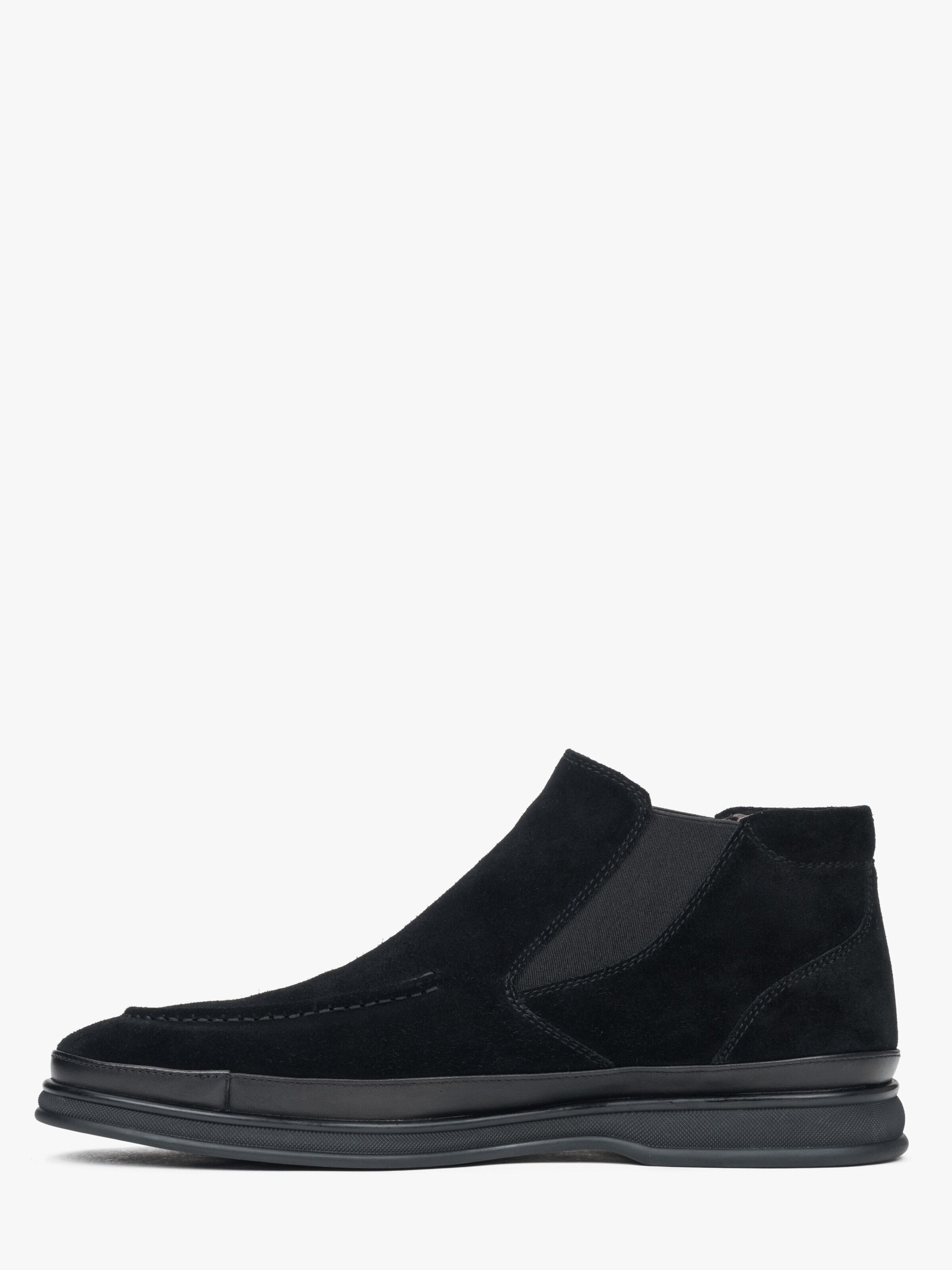 Estro Chelsea boots '552-4' i svart: framsida
