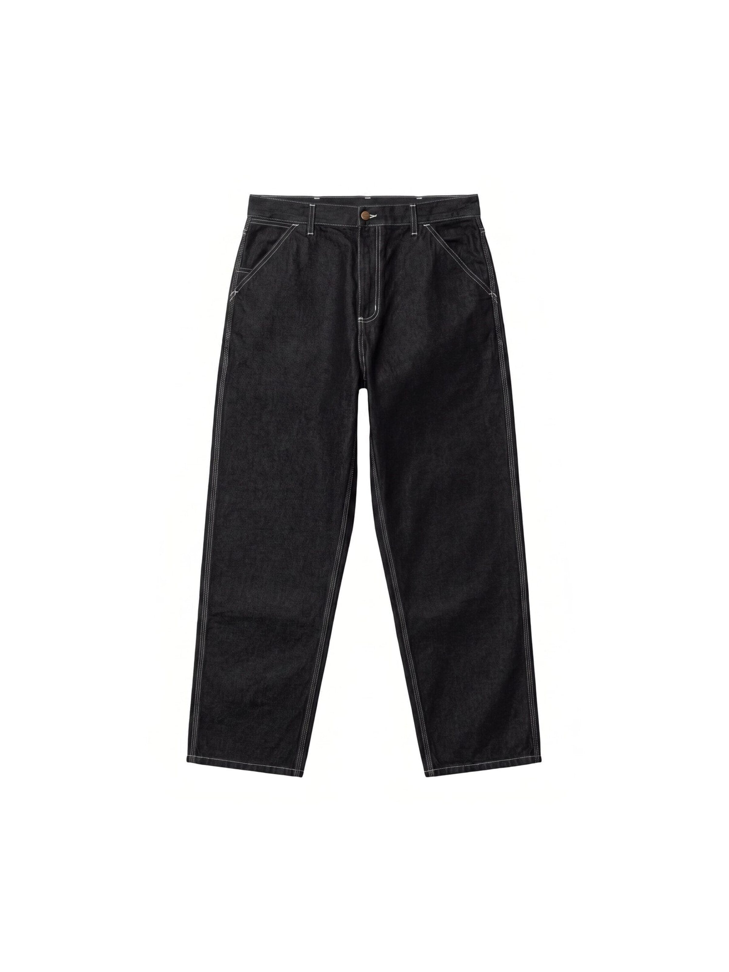 Carhartt WIP Baggy Jeans in Black: front