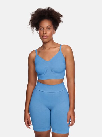 Bustier Soutien-gorge 'Comfort Bralette' cfab (formerly creamy fabrics) en bleu : devant