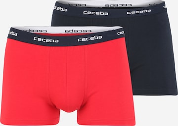 Boxers CECEBA en rouge : devant