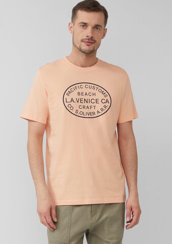 s.Oliver T-Shirt in Orange: Vorderseite