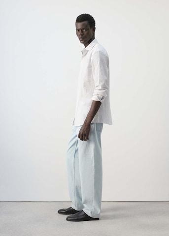 MANGO MAN Slim Fit Hemd 'Kissos' in Pink