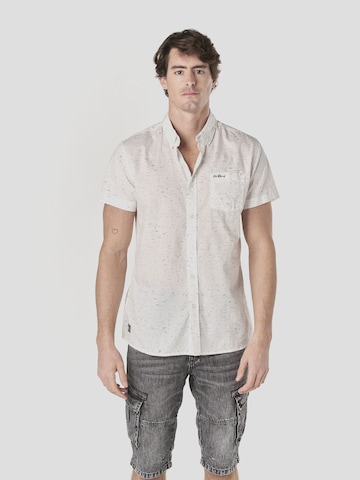 KOROSHI Regular fit Overhemd in Wit: voorkant