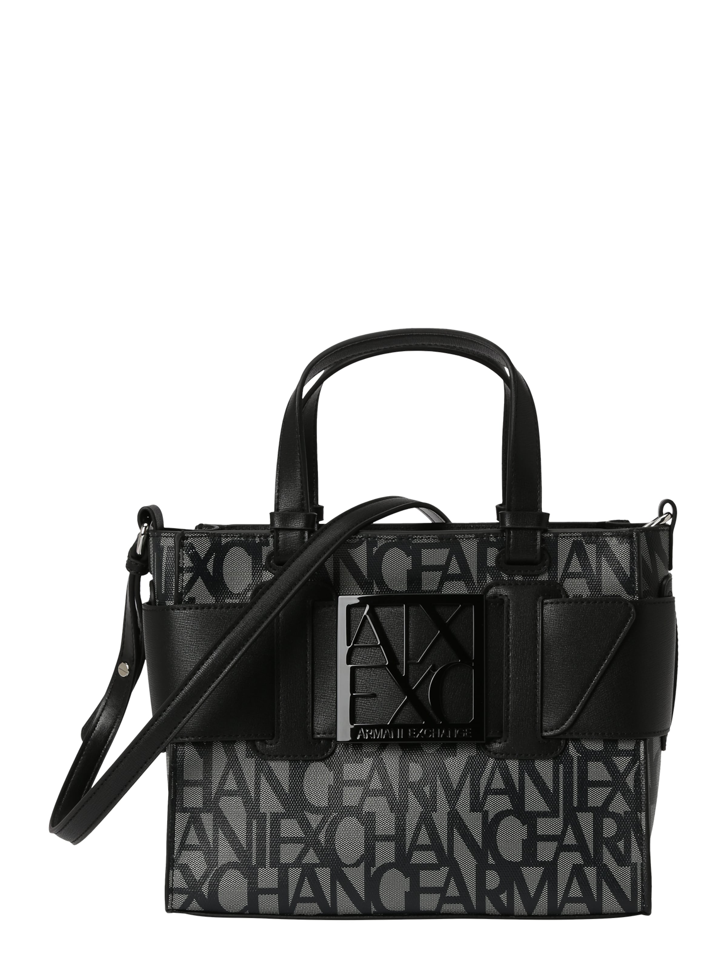 ARMANI EXCHANGE Τσάντα χειρός σε μαύρο: μπροστά