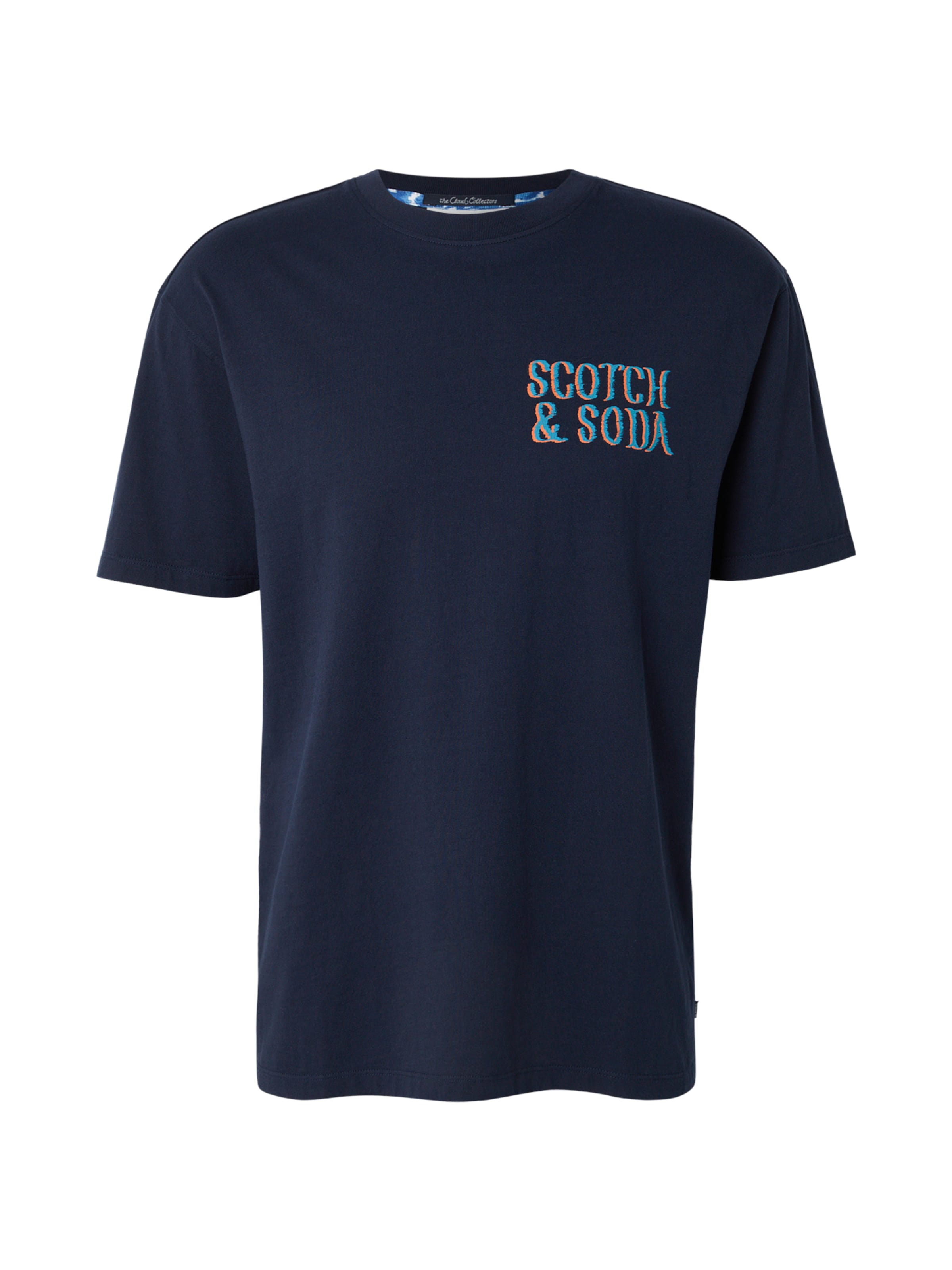 Tricou de la SCOTCH & SODA pe albastru: față