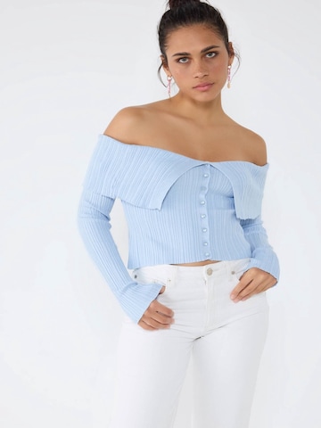 Cardigan No Matter What en bleu