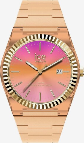 Montre à affichage analogique Ice-Watch en orange : devant