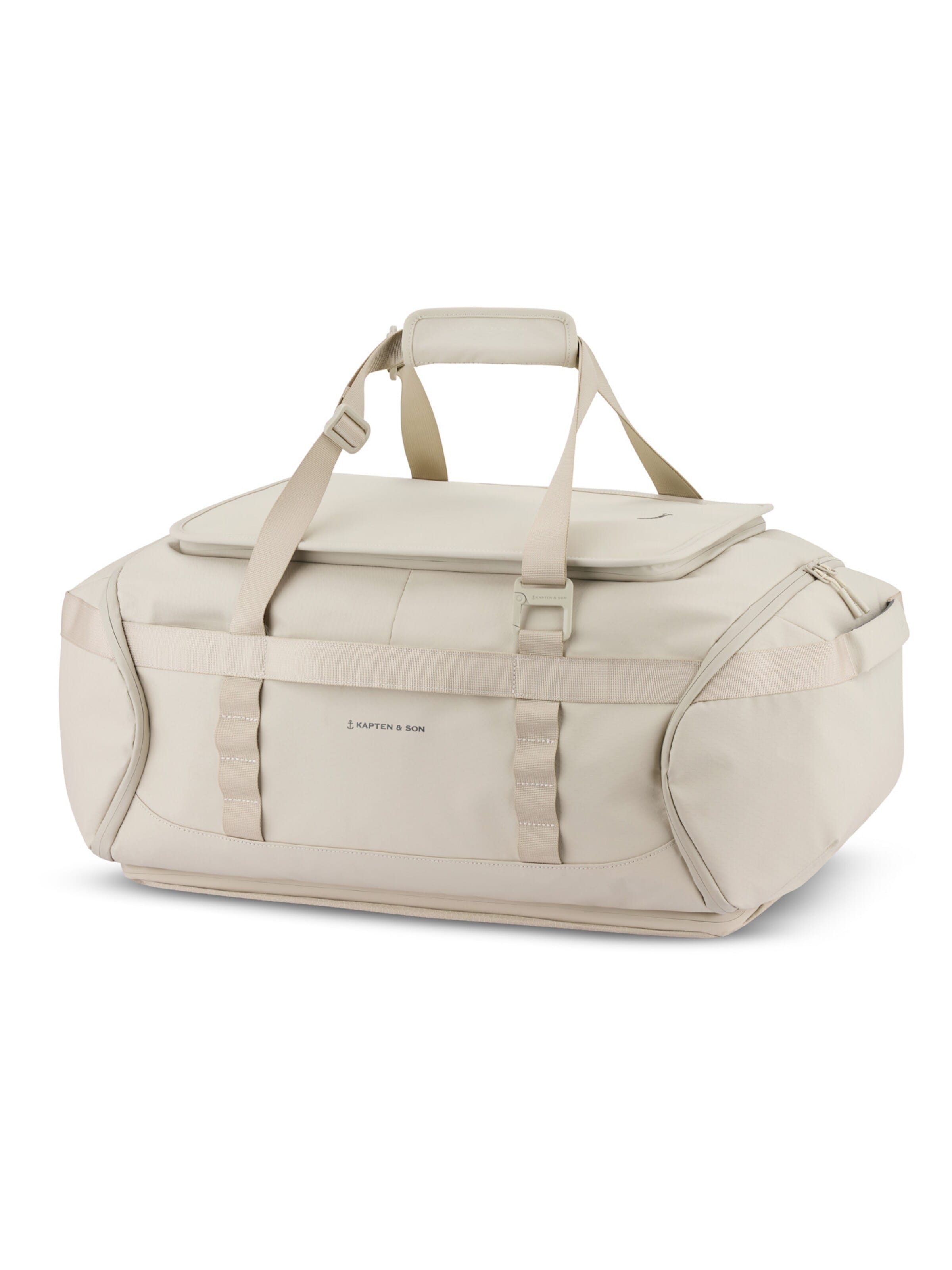 Kapten & Son Дорожная сумка 'Lisbon Duffle Backpack Large' в Бежевый: спереди
