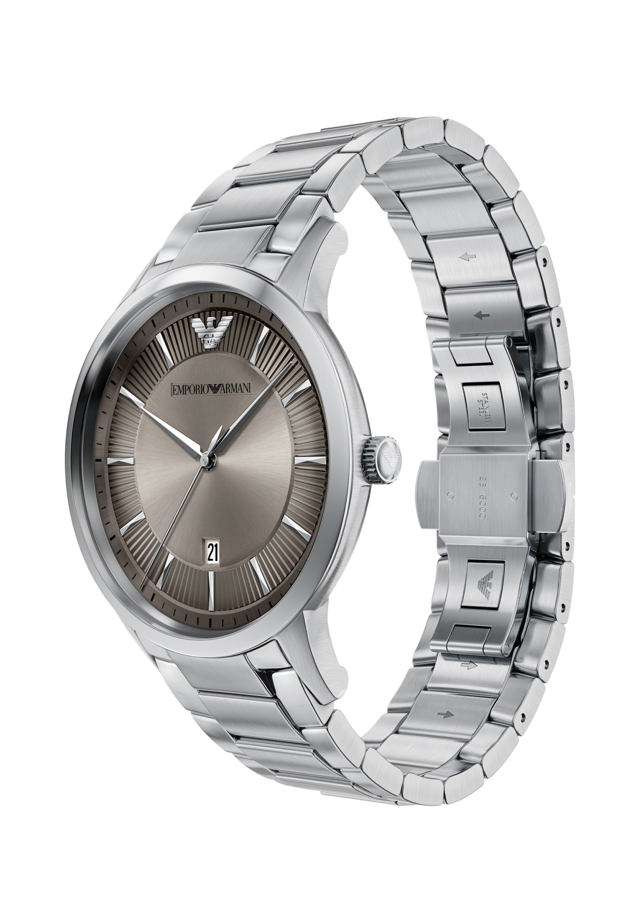 Emporio Armani - Reloj analógico en plata