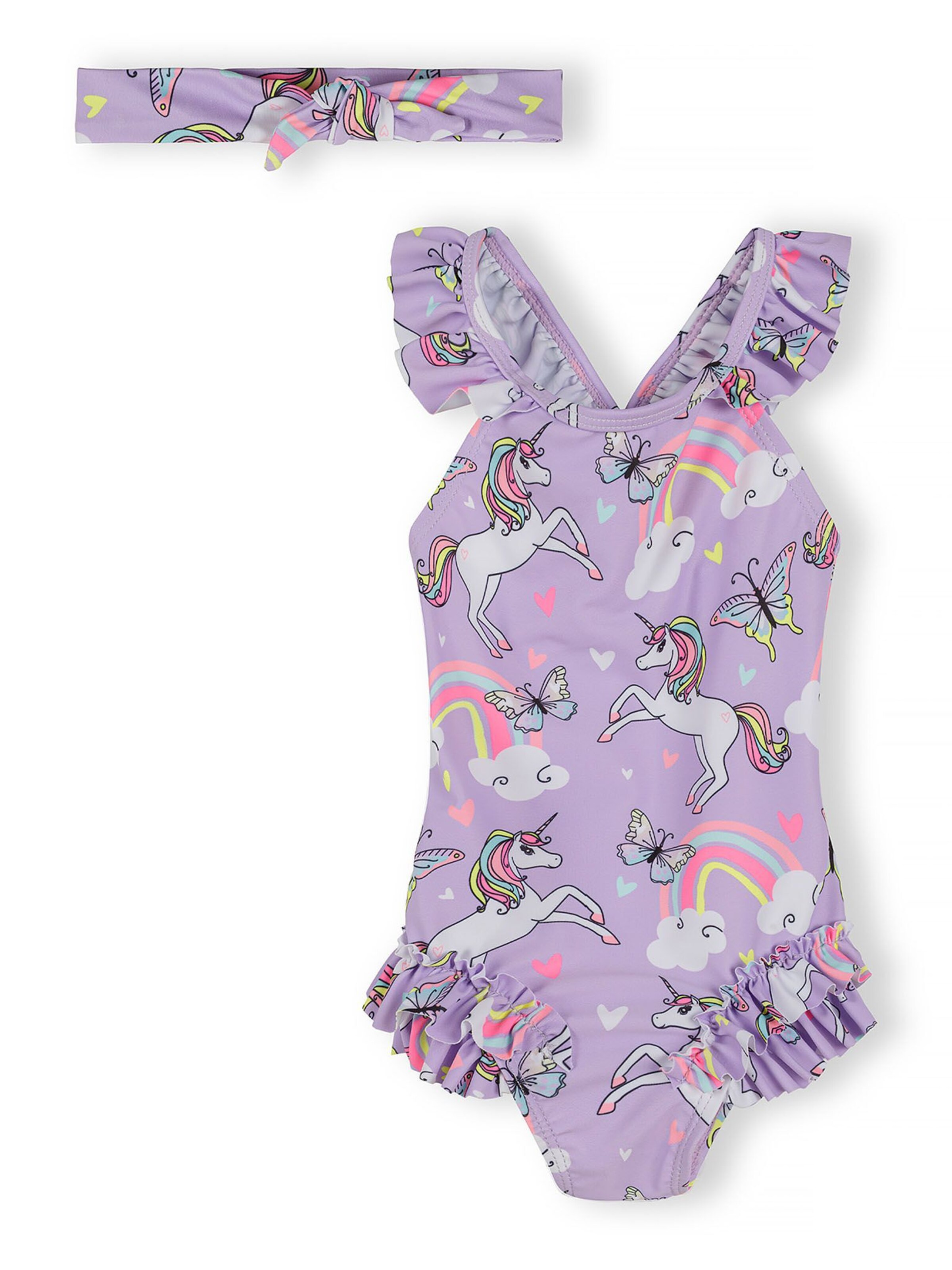 Maillot de bain MINOTI en violet : devant