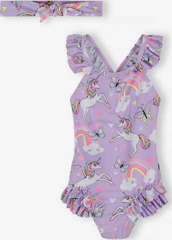 MINOTI Uimapuku värissä lila: etupuoli