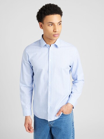 SELECTED HOMME Regular fit Button Up Shirt in Blue: front