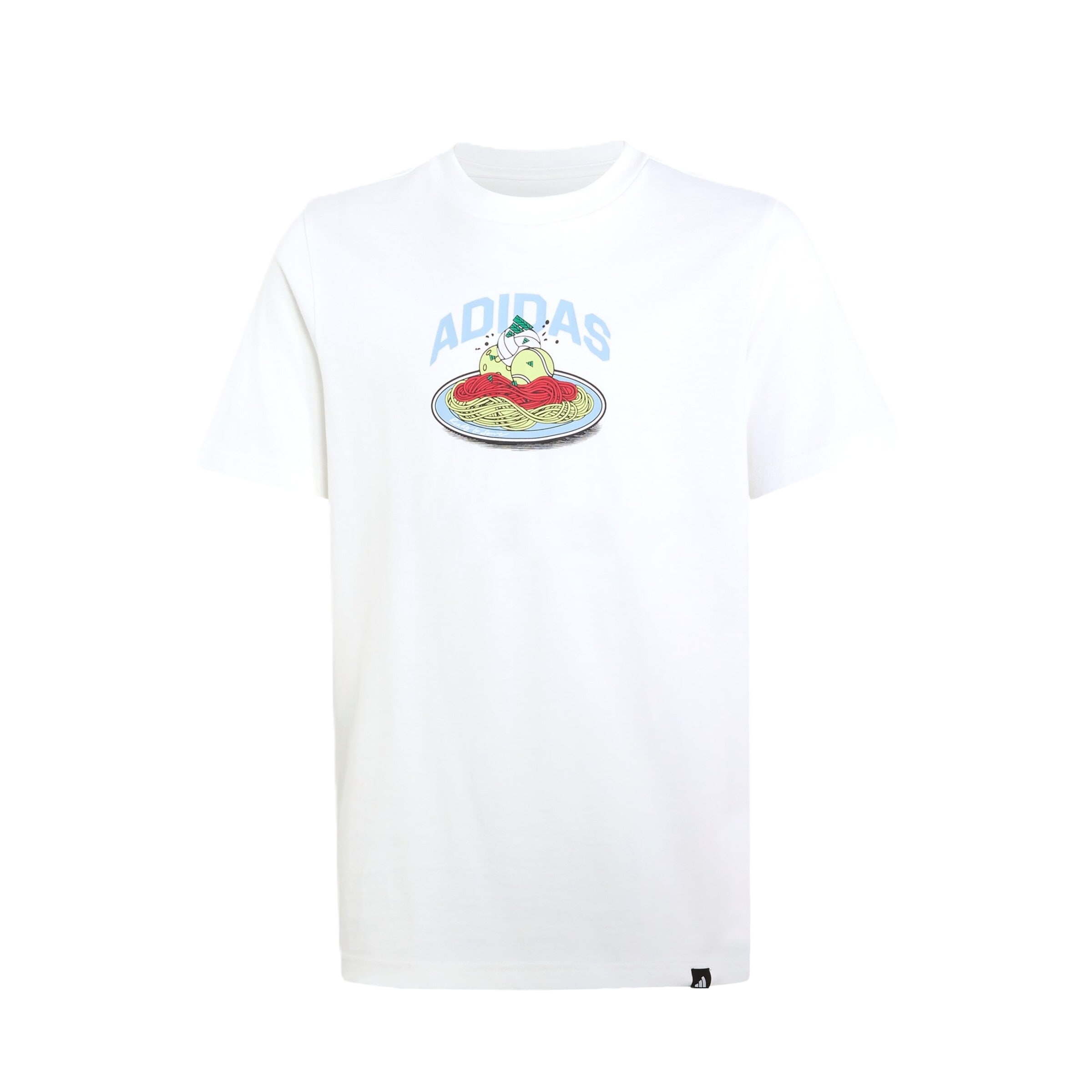 ADIDAS SPORTSWEAR - Camisa funcionais 'Pasta' em branco: frente