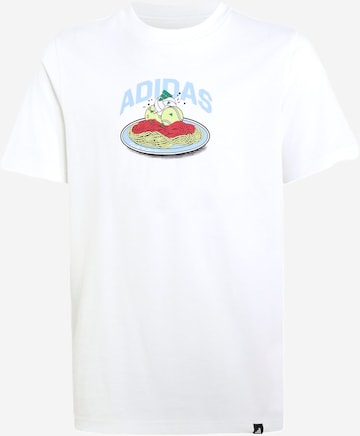 ADIDAS SPORTSWEAR - Camisa funcionais 'Pasta' em branco: frente