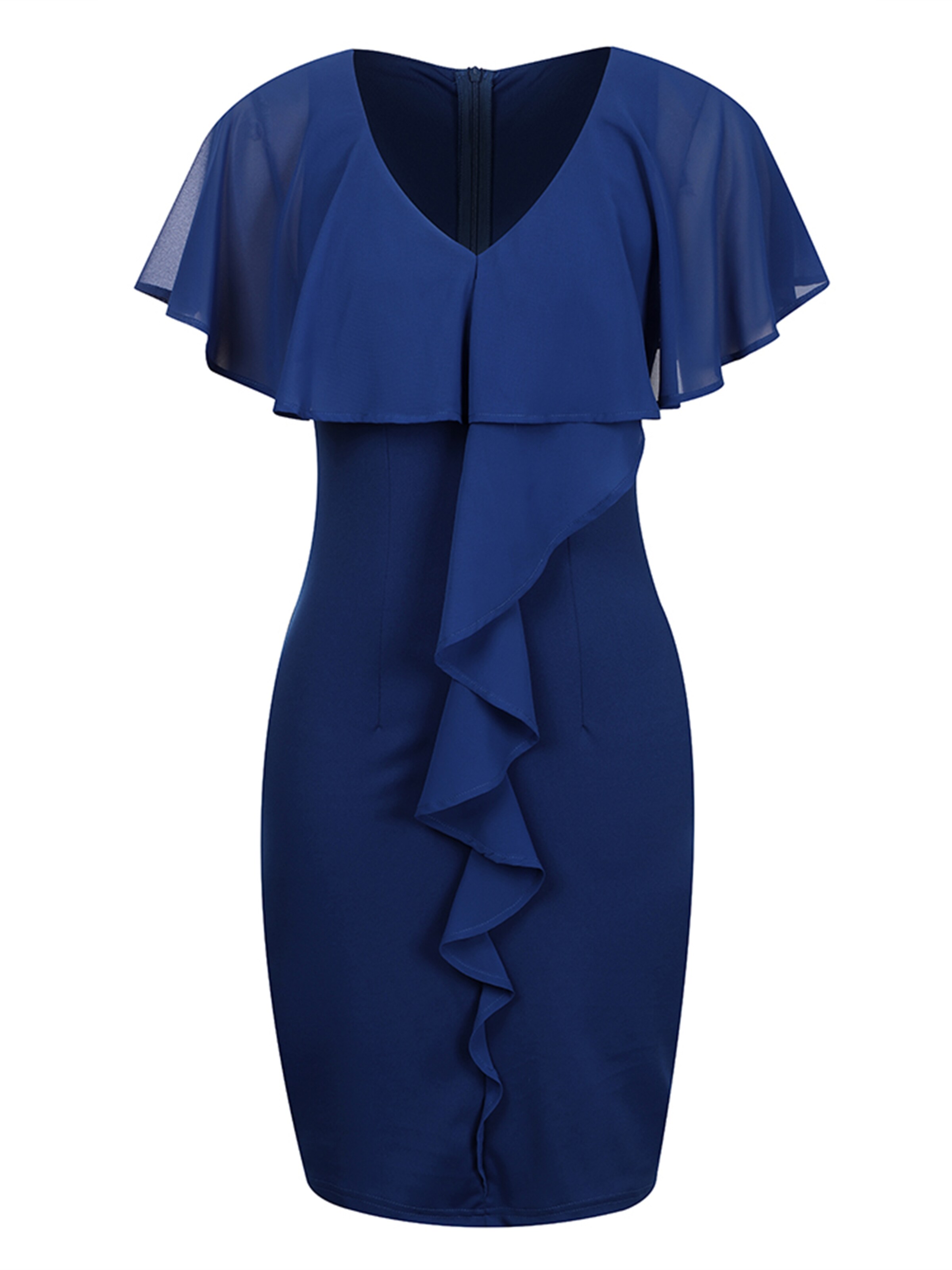 LapaPlus Cocktailjurk in Blauw