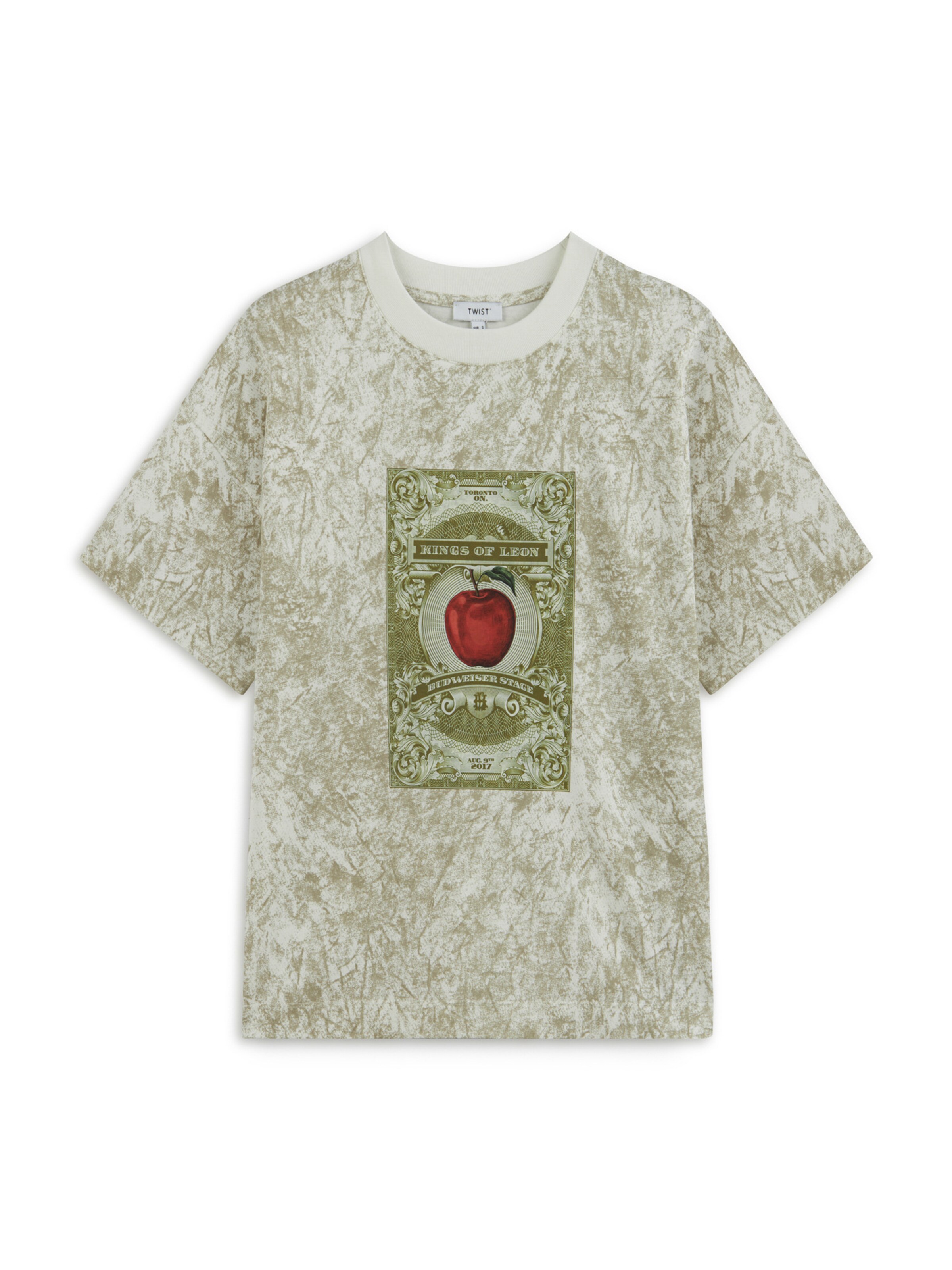 Twist Shirt in Wit: voorkant