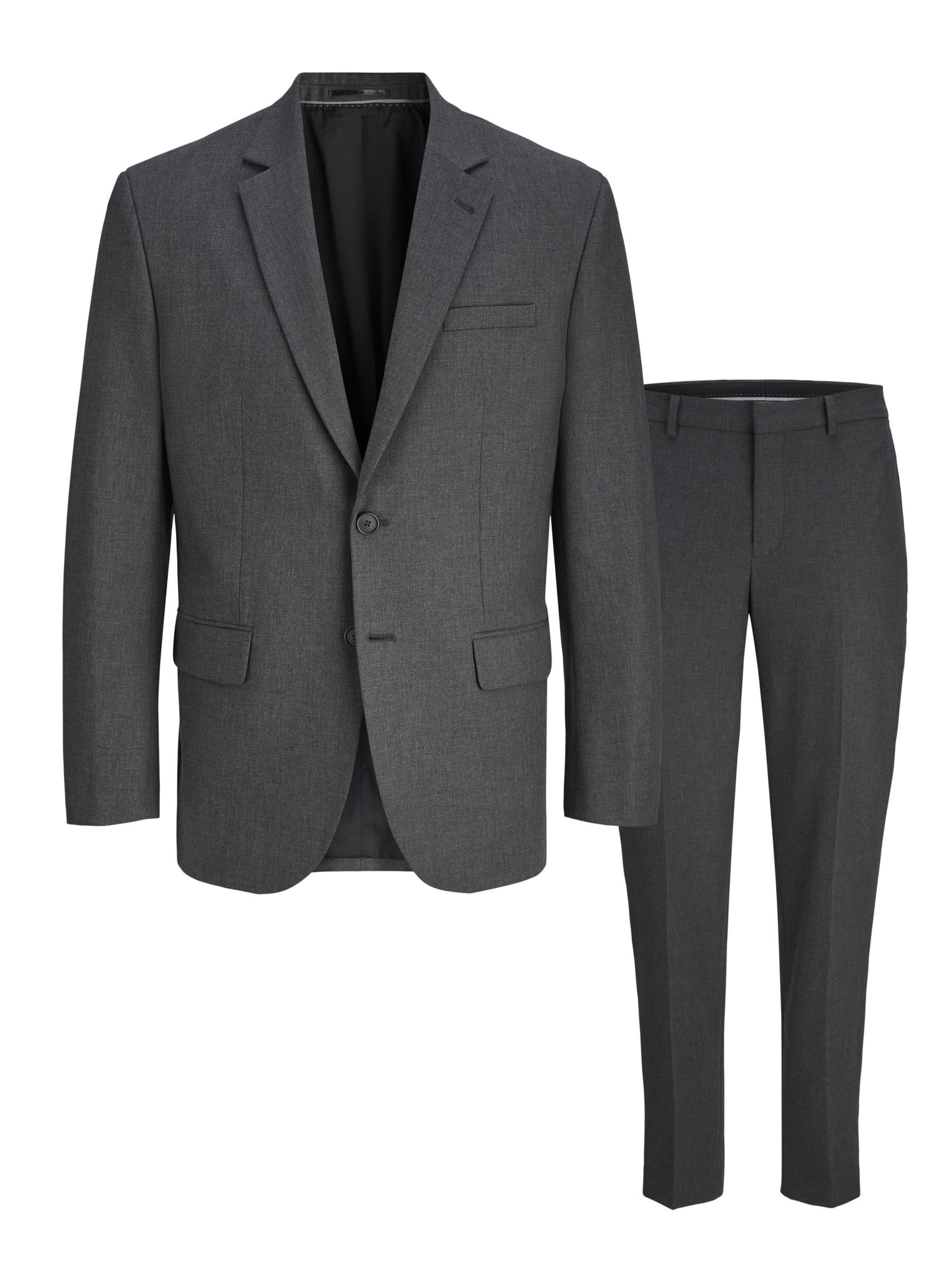 JACK & JONES Regular Anzug 'JPRTheo' in Grau: Vorderseite