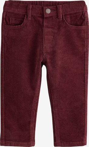 Next - Regular Calças em vermelho: frente