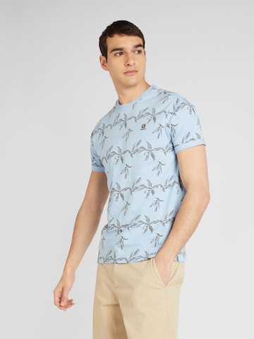 T-Shirt Gabbiano en bleu : devant